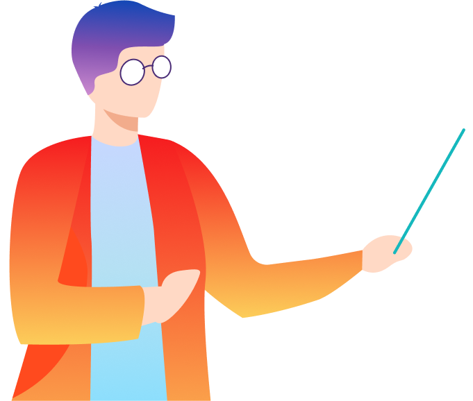 イラスト：腕を組んでいる人間