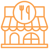 イメージアイコン：外食関連企業